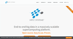 Desktop Screenshot of hpccsystems.com