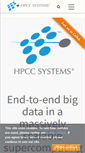 Mobile Screenshot of hpccsystems.com
