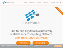 Tablet Screenshot of hpccsystems.com